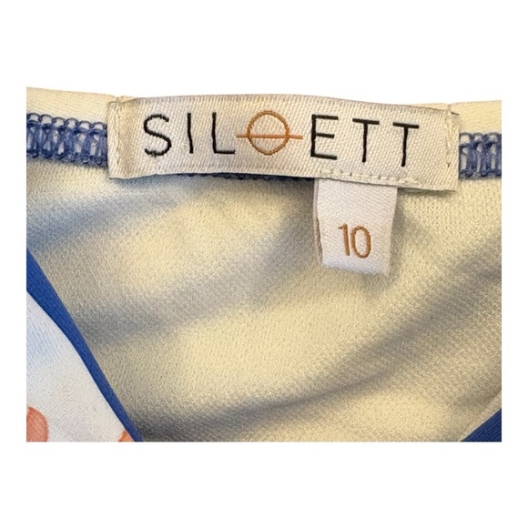 NWOT Siloett Floating Petals One-Piece Swimsuit UPF 30+ Chlorine-Resistant Sz 10 - Picture 7 of 9